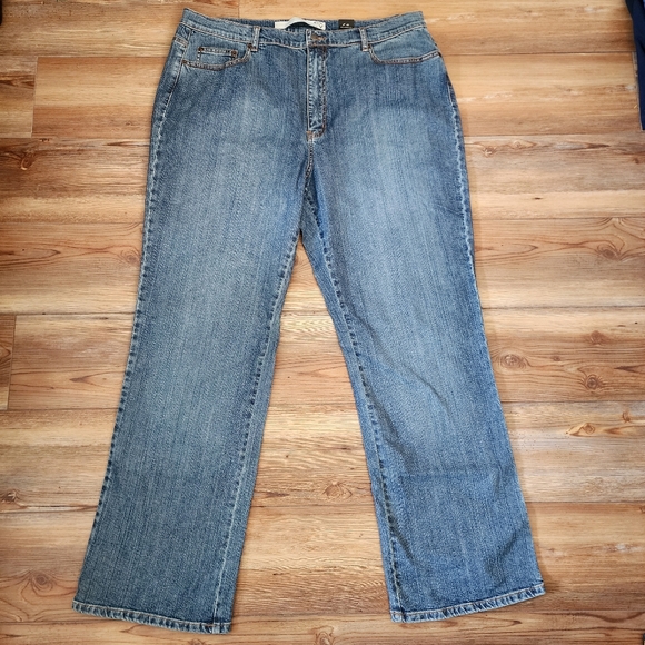 Venezia Bootcut Jeans Womens 22 Tall Blue NEW - Picture 1 of 7